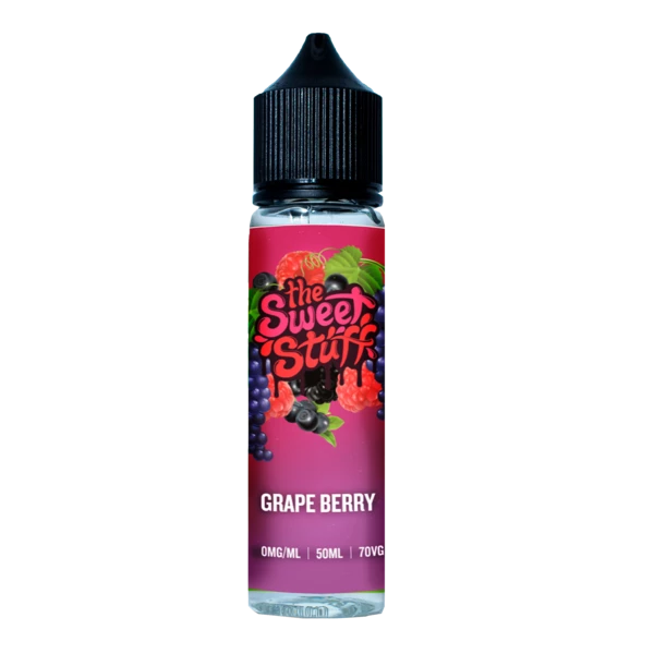 The Sweet Stuff Grape Berry 0mg 50ml Shortfill E-Liquid