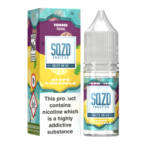 SQZD Grape Pineapple On Ice 10ml Nic Salt