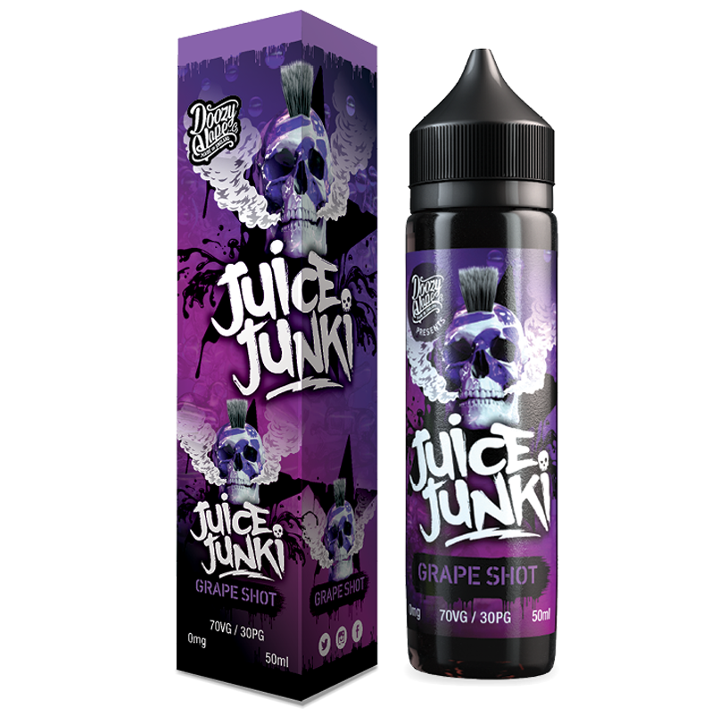 Juice Junki Grape Shot by Doozy Vape 0mg 50ml Shortfill E-Liquid
