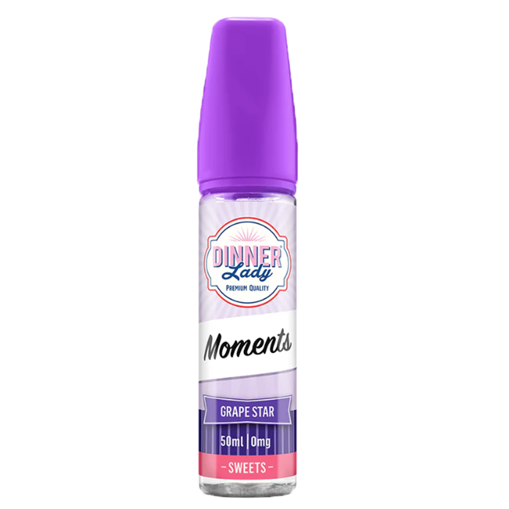 Dinner Lady Moments Grape Star 50ml Shortfill