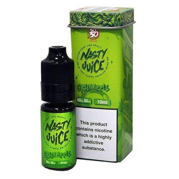 Nasty Juice 50/50: Green Apple 10ml E-Liquid