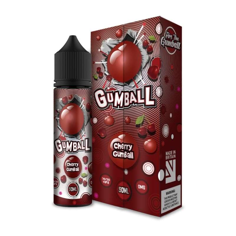 LiquaVape Slushie: Cherry Gumball 0mg 50ml Shortfill E-Liquid
