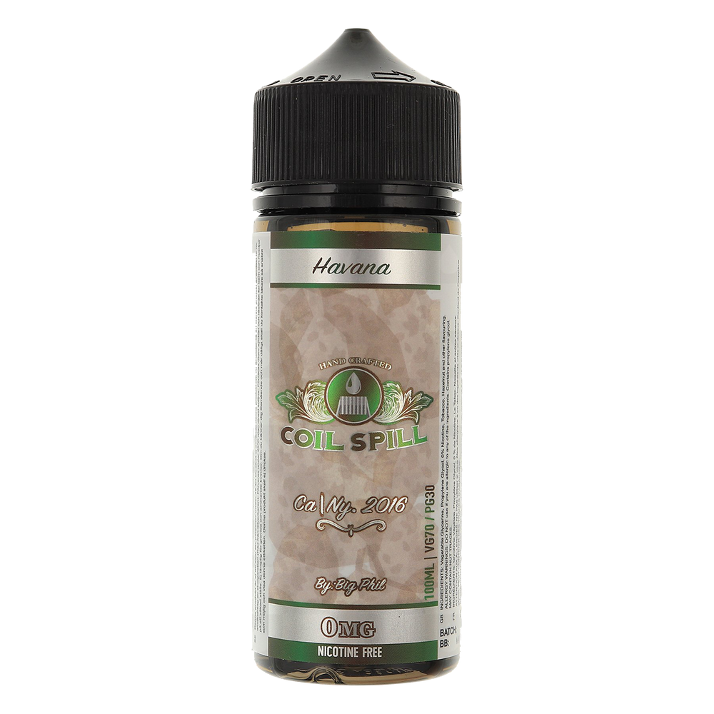 Coil Spill Havana 100ml Shortfill