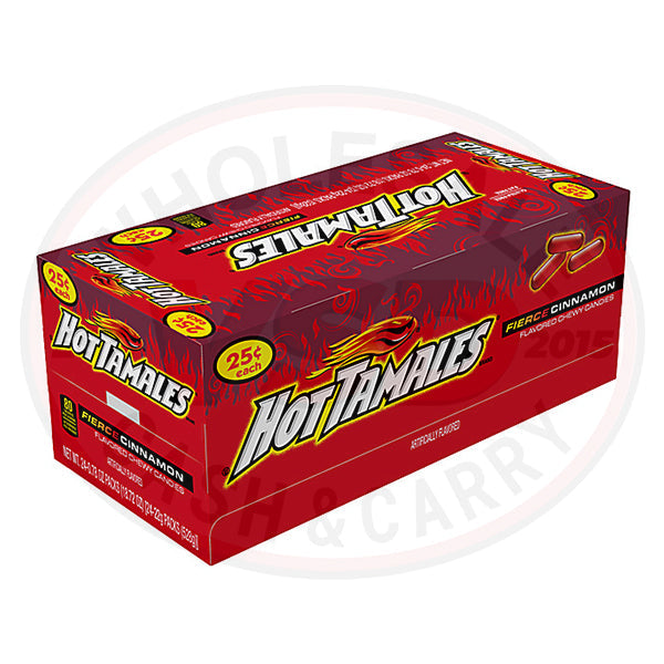 Hot Tamales Fierce Cinnamon Candies 24pk