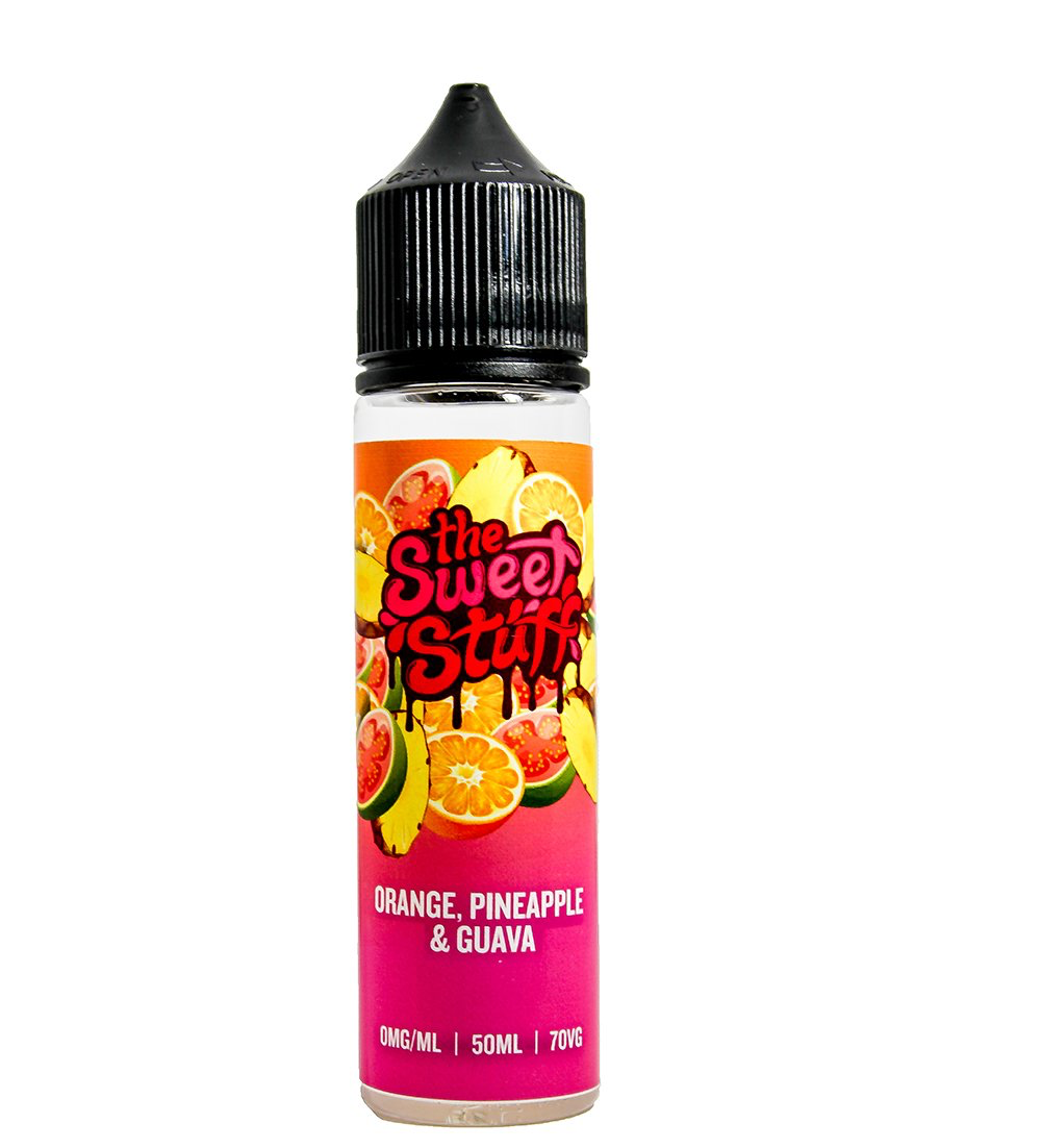 The Sweet Stuff Pineapple, Orange & Guava 0mg 50ml Shortfill E-Liquid