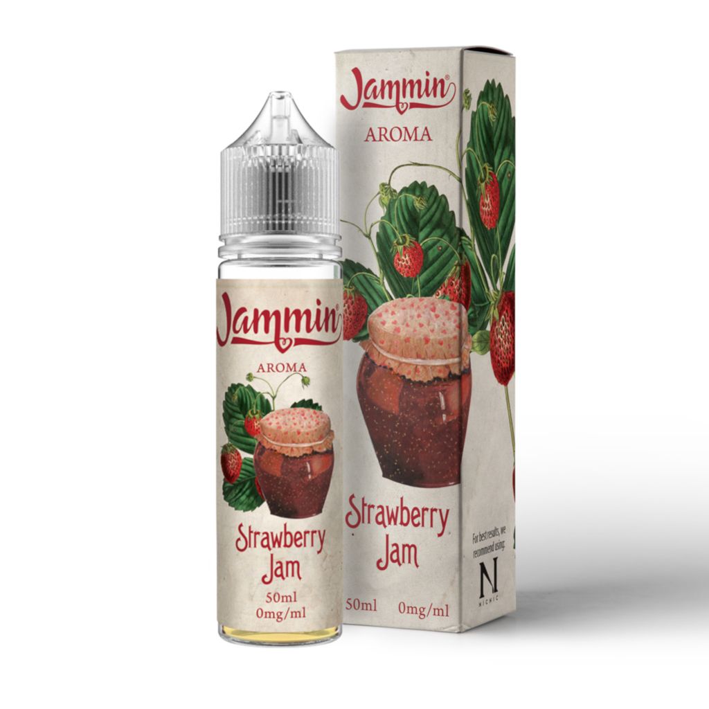 My Vapery Jammin: Strawberry Jam 0mg 50ml Shortfill E-Liquid