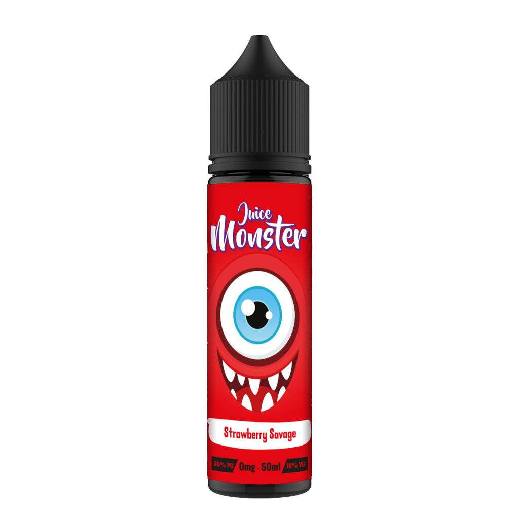 Frumist Juice Monster: Strawberry Savage 0mg 50ml Shortfill E-Liquid
