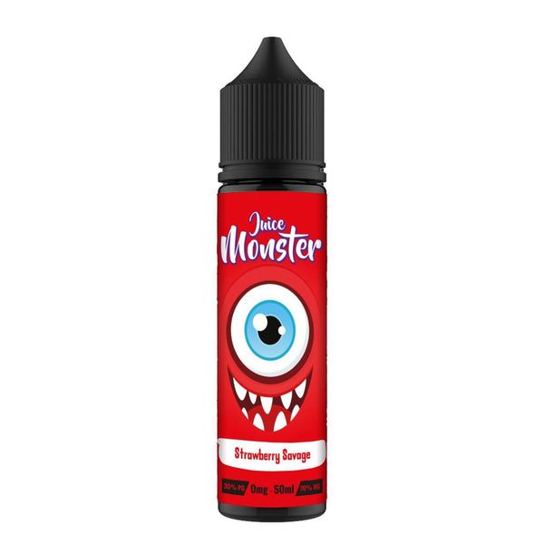 Frumist Juice Monster: Strawberry Savage 0mg 50ml Short Fill E-Liquid