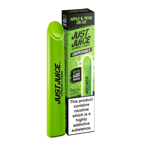 Just Juice Disposable Vape - Apple and Pear on Ice 2ml - Apple and Pear on Ice