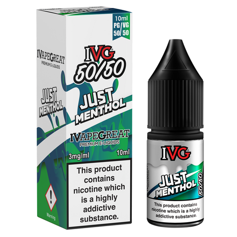 IVG 50/50 Just Menthol 10ml E-Liquid