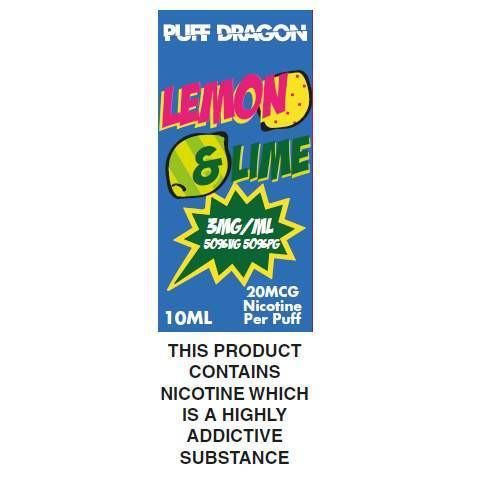 Puff Dragon Lemon & Lime 10ml E-Liquid