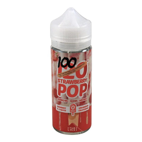 Mad Hatter Juice 100 Strawberry Pop 100ml Shortfill