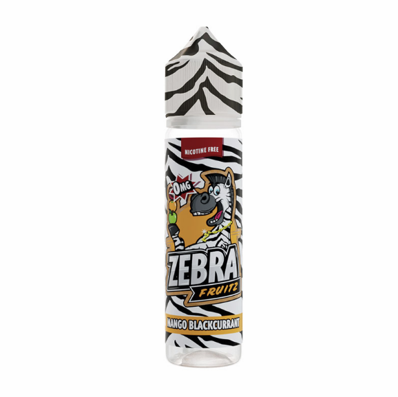 Zebra Juice Zebra Fruitz: Mango Blackcurrant 0mg 50ml Short Fill E-Liquid