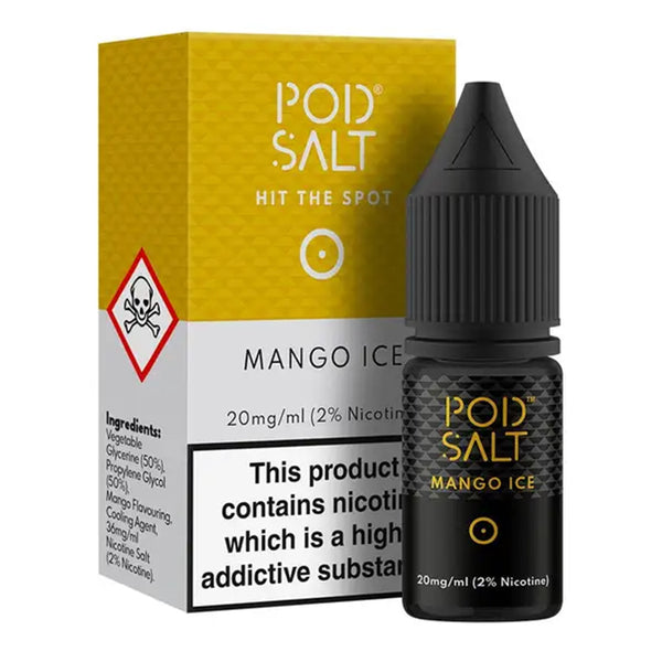 Pod Salt Mango Ice 10ml Nic Salt E-Liquid