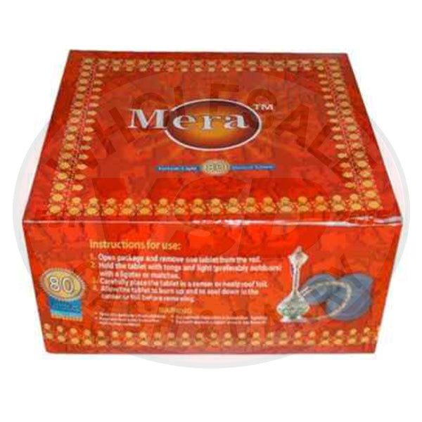 Mera Hookah Charcoal 80 Tablets Discs