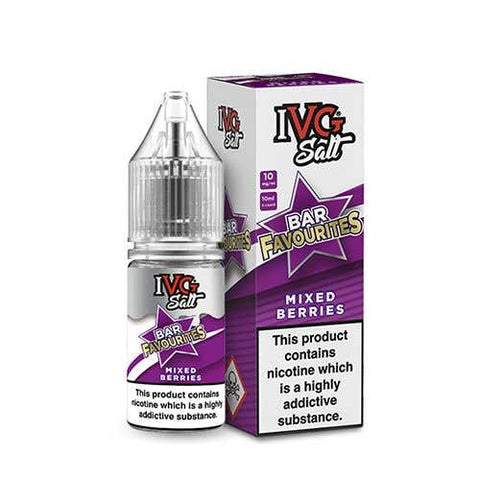 IVG Bar Favourites Mixed Berries 10ml Nic Salt