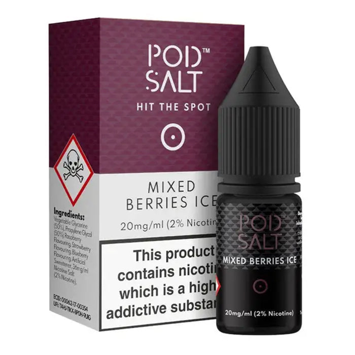 Pod Salt Mixed Berries Ice 10ml E-Liquid