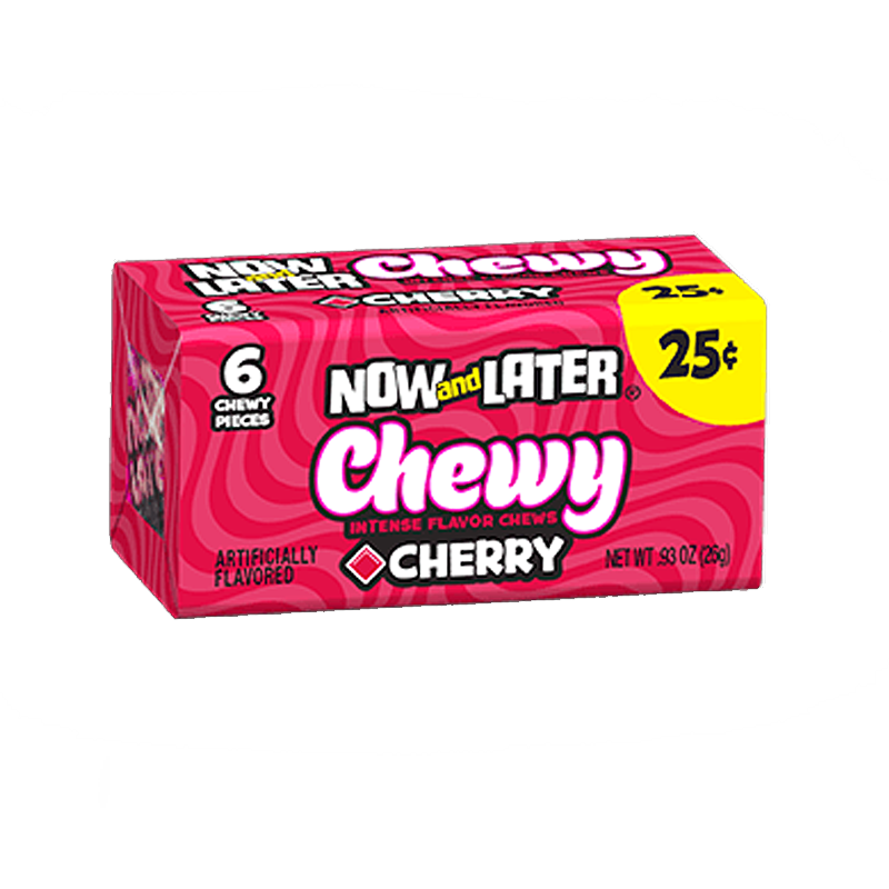 Now & Later 6 Piece Cherry Candy 0.93oz (26g)
