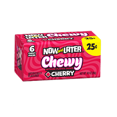 Now & Later 6 Piece Cherry Candy 0.93oz (26g)