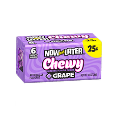 Now & Later 6 Piece Grape Candy 0.93oz (26g)