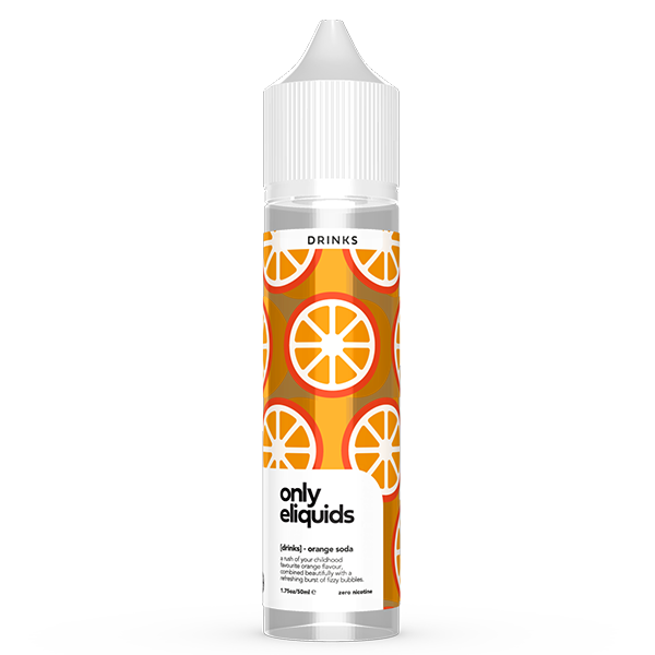Only E-Liquids Drinks: Orange Soda 0mg 50ml Shortfill E-Liquid