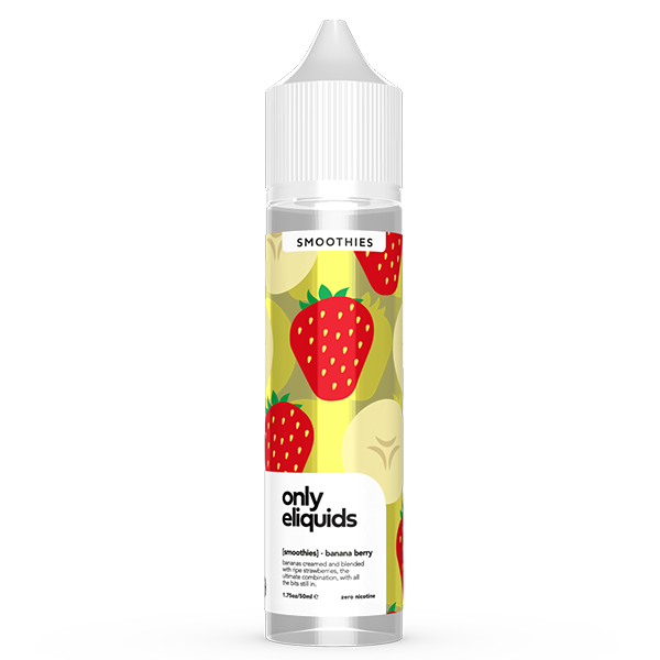 Only E-Liquids Smoothies: Banana Berry 0mg 50ml Shortfill E-Liquid