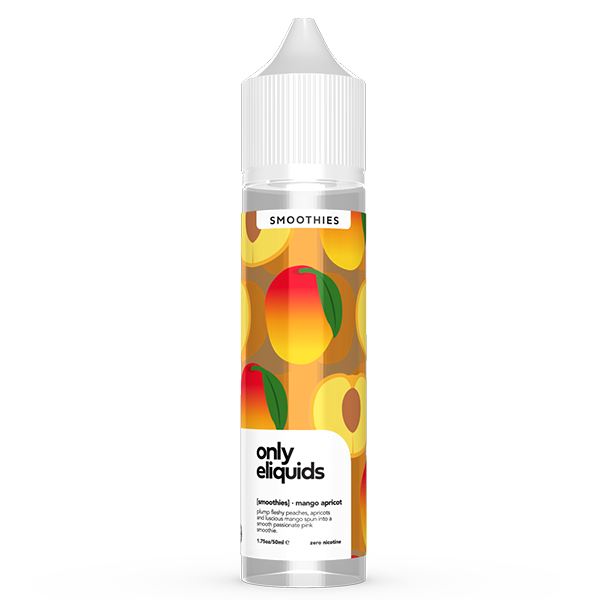 Only E-Liquids Smoothies: Mango Apricot 0mg 50ml Shortfill E-Liquid
