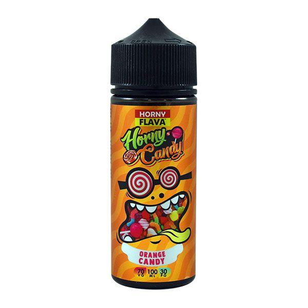 Horny Flava Candy: Orange Candy 0mg 100ml Shortfill E-Liquid