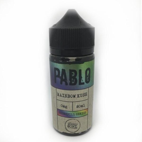 Pablo - Rainbow Kush E-Liquid 0mg Shortfill 80ml