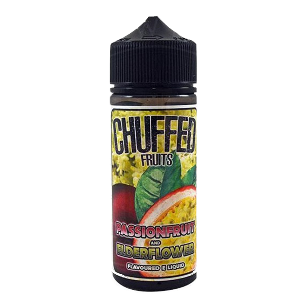 Chuffed Fruits: Passionfruit & Elderflower 0mg 100ml Shortfill E-Liquid