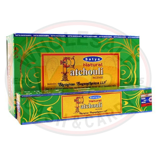 Satya Natural Patchouli Incense Sticks