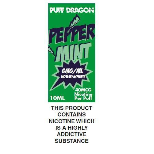 Puff Dragon Peppermint 10ml E-Liquid