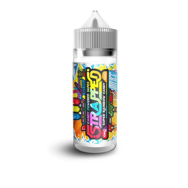 Strapped Super Rainbow Candy on Ice 0mg Short Fill E-Liquid