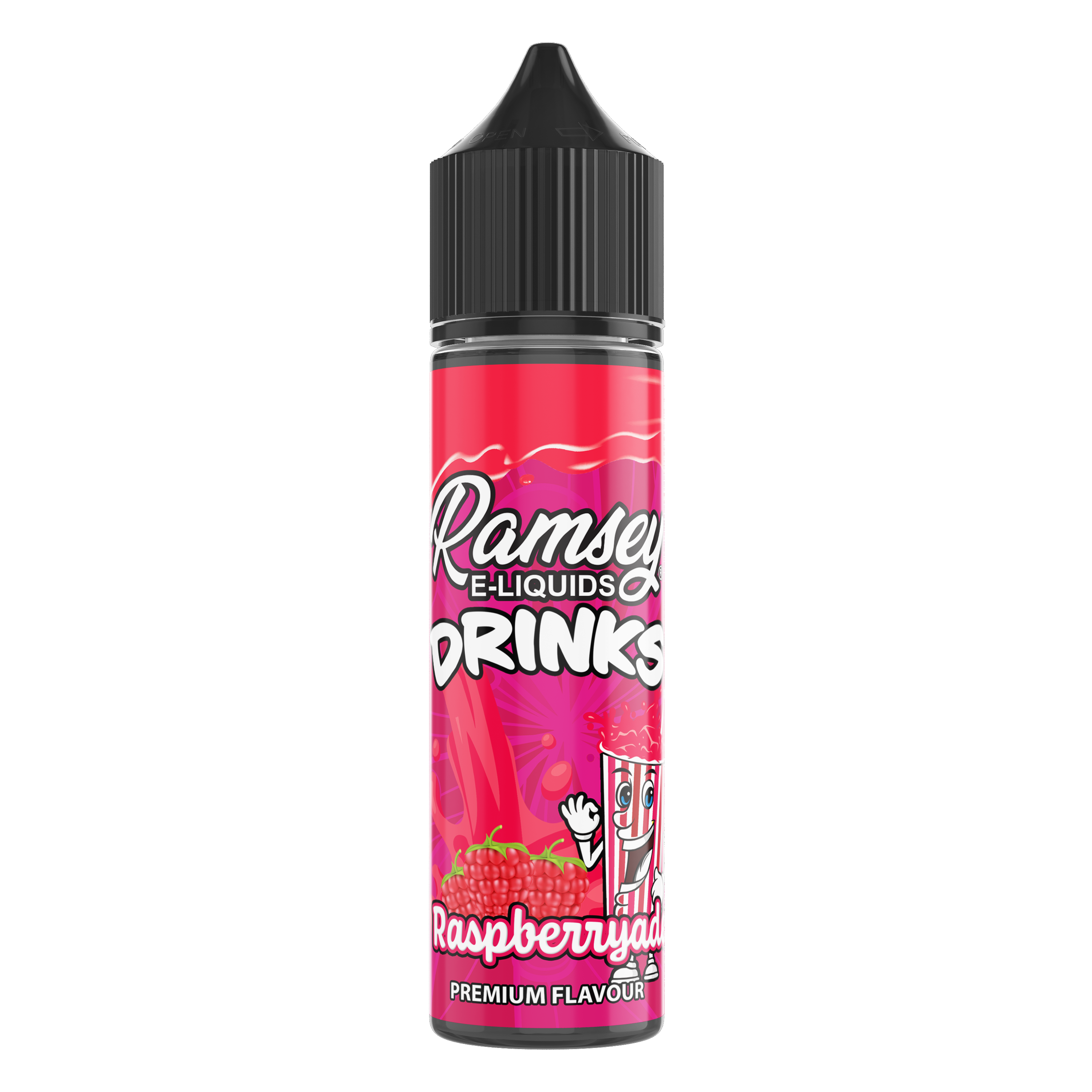 Ramsey E-Liquids Drinks Raspberryade 50ml Shortfill