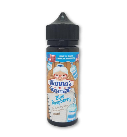 Nanna's Secret Blue Raspberry 50ml Shortfill