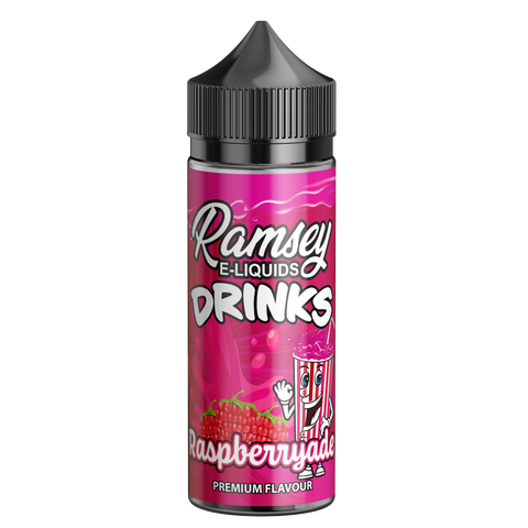 Ramsey E-Liquids Drinks Raspberryade 100ml Shortfill