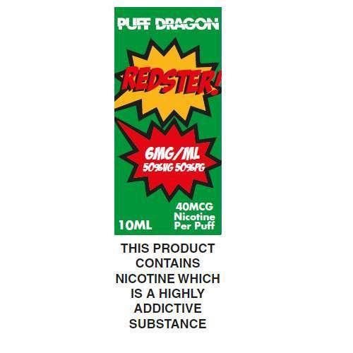 Puff Dragon Redster 10ml E-Liquid