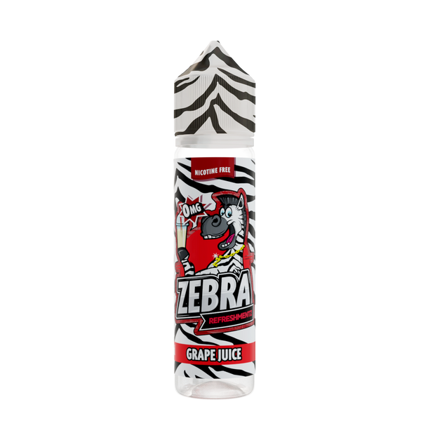 Zebra Juice Zebra Refreshmentz: Grape Juice 0mg 50ml Short Fill E-Liquid