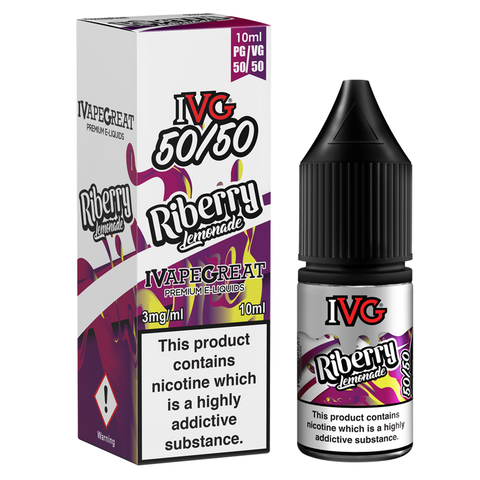 IVG 50/50 Riberry Lemonade 10ml E-Liquid