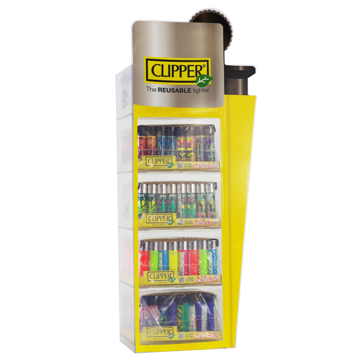 Clipper Lighter Display Stand