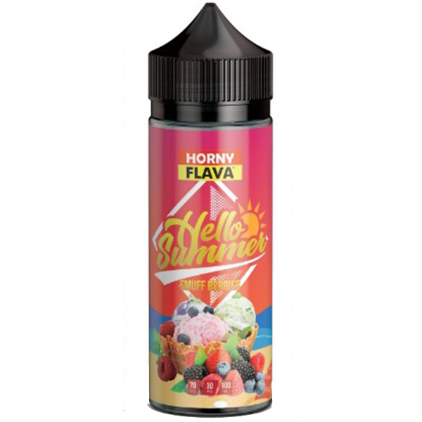 Horny Flava Hello Summer Smuff Berries 0mg 100ml Shortfill E-Liquid
