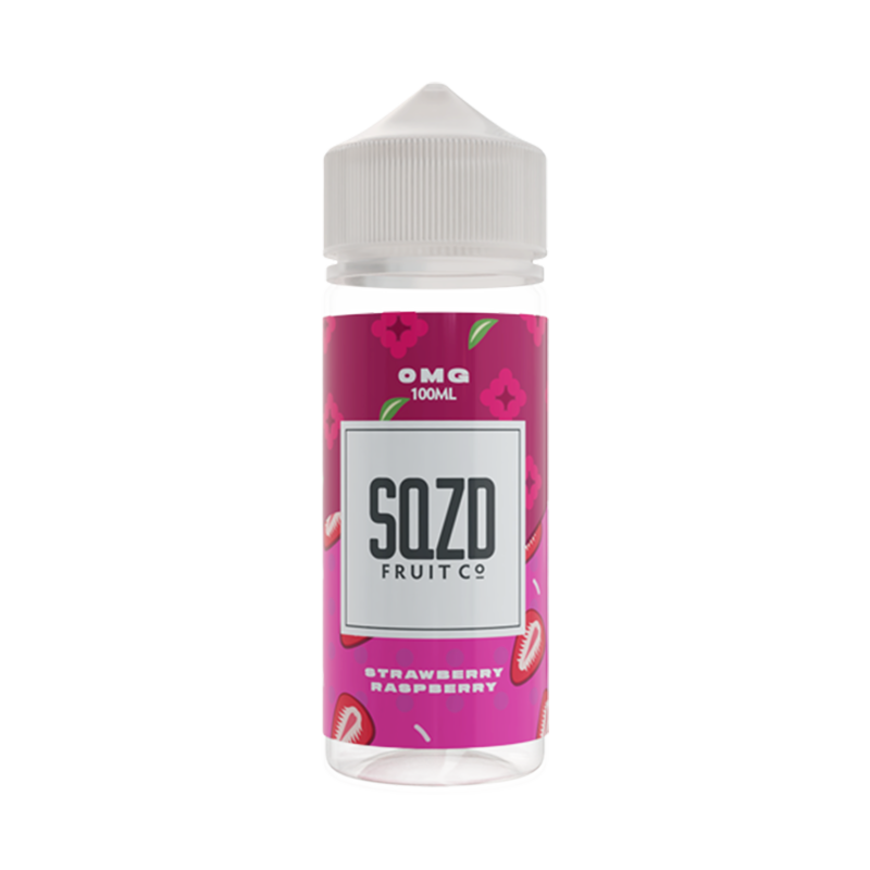 SQZD Strawberry Raspberry 0mg 100ml Shortfill E-Liquid