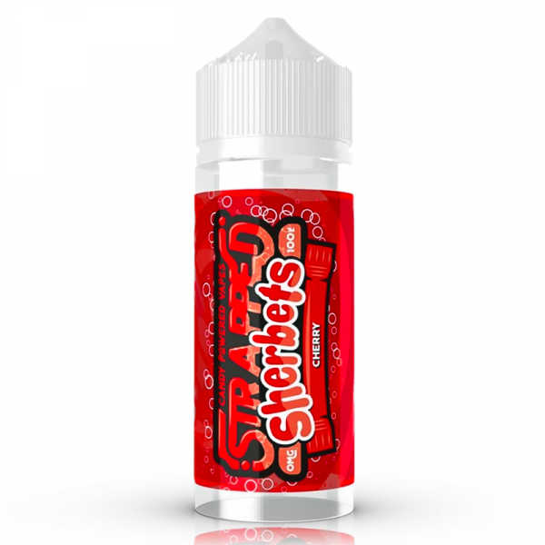Cherry Sherbet E-Liquid by Strapped - Shortfills UK