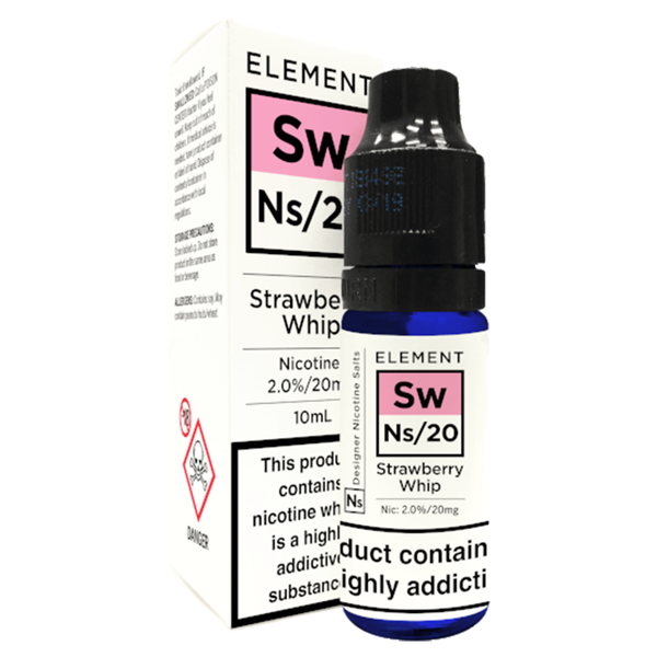 Element Strawberry Whip 10ml Nic Salt E-Liquid