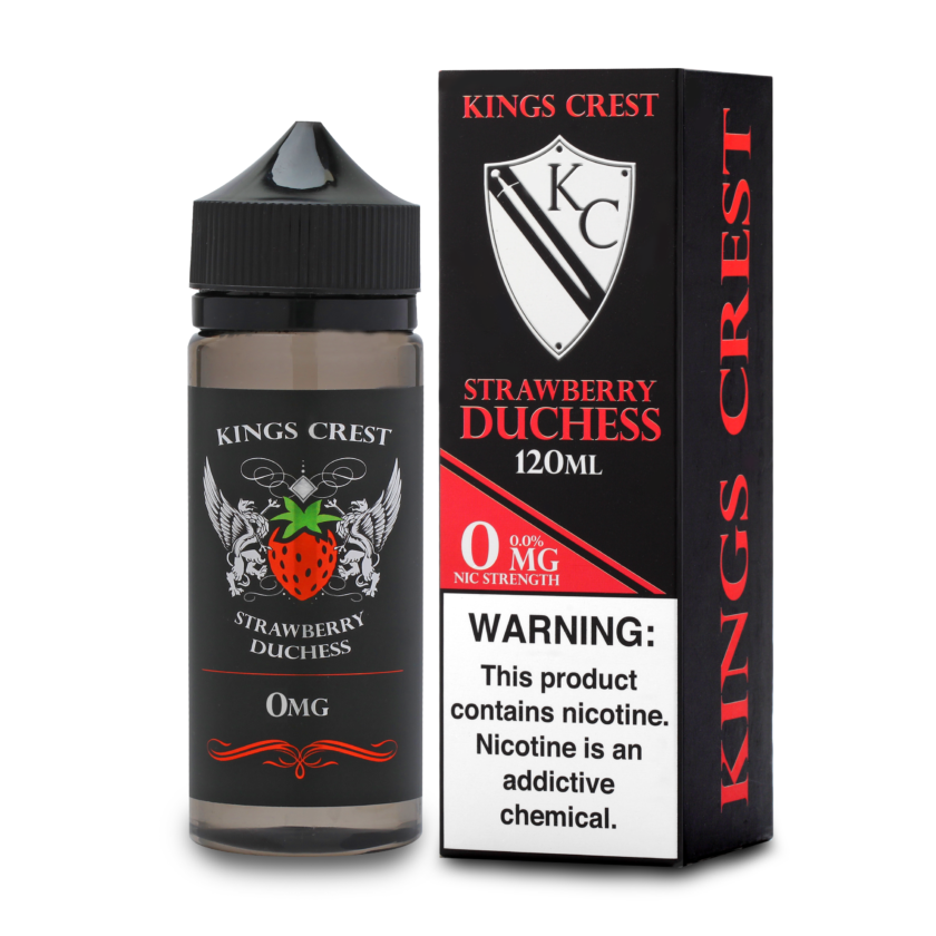 Kings Crest Strawberry Duchess 0mg 100ml Shortfill E-Liquid
