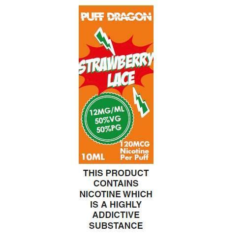 Puff Dragon Strawberry Lace 10ml E-Liquid