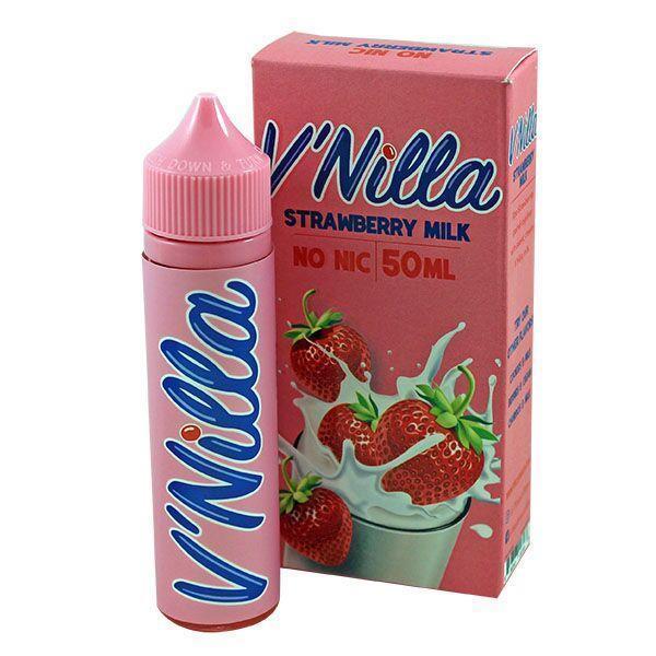 V'Nilla Strawberry & Milk 0mg 50ml Short Fill E-Liquid