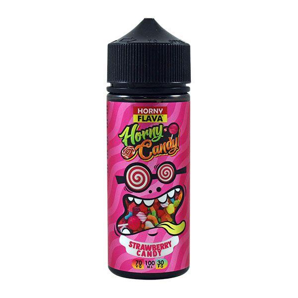 Horny Flava Candy: Strawberry Candy 0mg 100ml Shortfill E-Liquid
