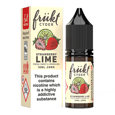 Frukt Cyder Strawberry Lime 10ml Nic Salt