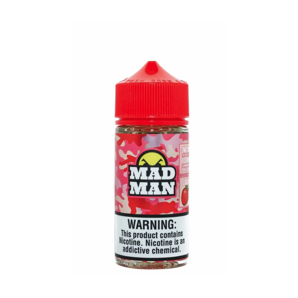 Mad Man Crazy Strawberry 0mg 80ml Shortfill E-Liquid